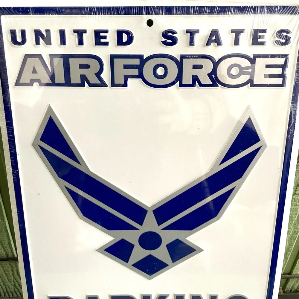 NEW U.S. Air Force Parking Only Metal Sign